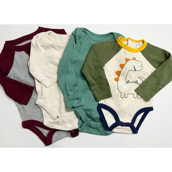 Various Brands • 4 Pack Baby Onesies Size 0-3 Months - Picture 1 of 7